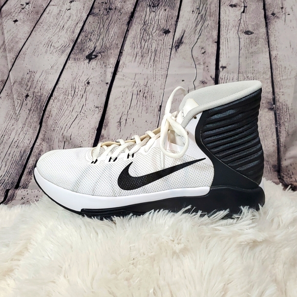 Nike Women's Prime Hype DF 2016 White and Black High-Top Shoes Size 8.5 EUC - Picture 5 of 10